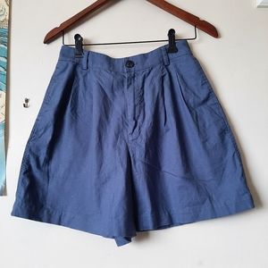 Uniqlo Blue High Waist Shorts